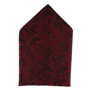 Ascentix Rose Print Tone on Tone Pocket Square